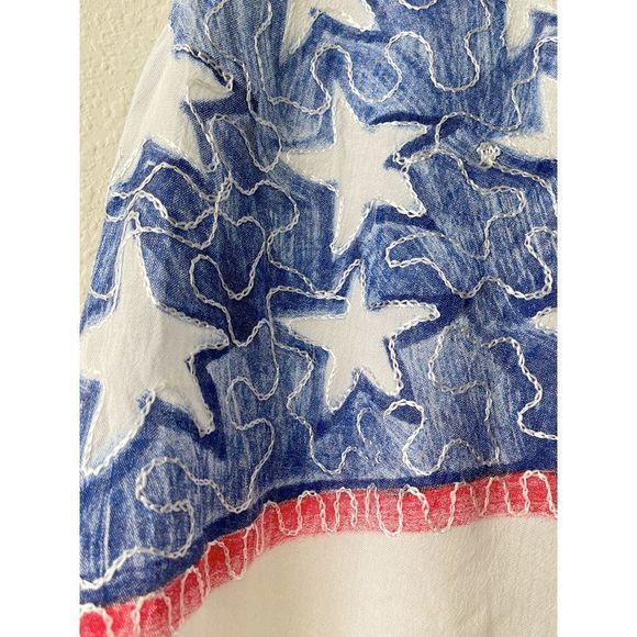 Jessica Taylor Tank Top with American Flag Design Sz Large - Picture 3 of 5